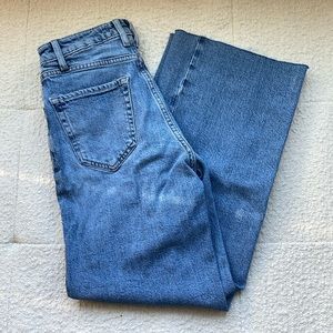 Zara high waisted, wide leg jeans